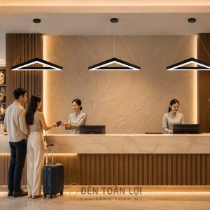 Gia Công Đèn Thả Tam Giác Vỏ Nhôm Theo Số Đo TPHCM