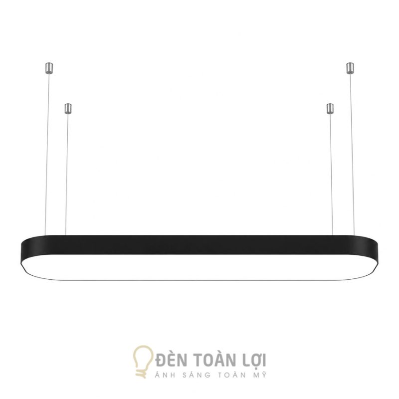 Đèn thả văn phòng dạng thẳng bo cạnh gia công