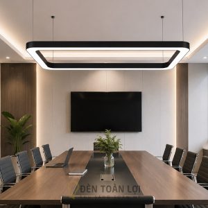 Đèn văn phòng hình chữ nhật dài bo góc trang trí văn phòng cực đẹp