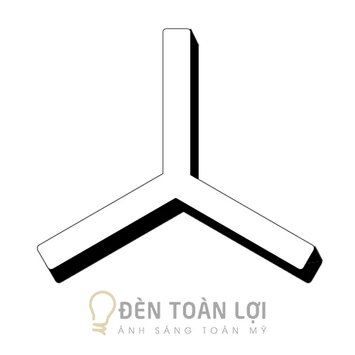 Đèn Thả: Mẫu đèn thả văn phòng chữ Y làm theo yêu cầu