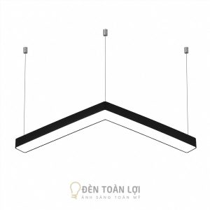 Mẫu đèn thả văn phòng, ốp trần kiểu xương cá làm theo yêu cầu1