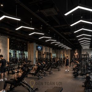 Mẫu đèn thả văn phòng, ốp trần kiểu xương cá làm theo yêu cầu1