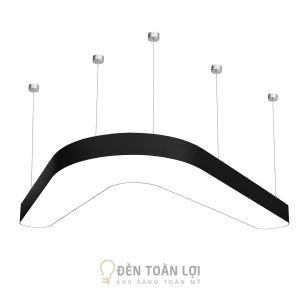 Mẫu đèn văn phòng, ốp trần decor bo cạnh cực đẹp