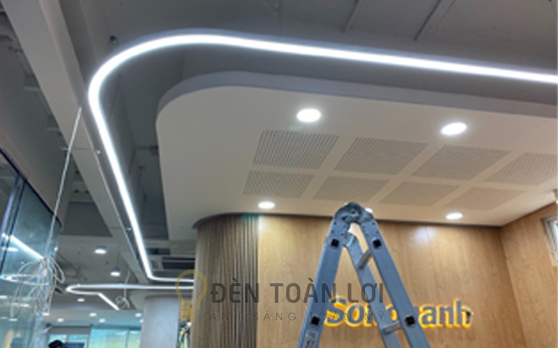 Thi công đèn LED thanh nhôm định hình ở tphcm - Đèn Toàn Lợi