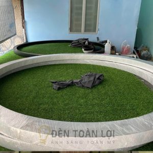 Đèn Thả: Mẫu đèn thả văn phòng hình nhẫn làm theo yêu cầu