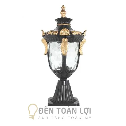 Đèn trụ cổng sang trọng 4 mặt