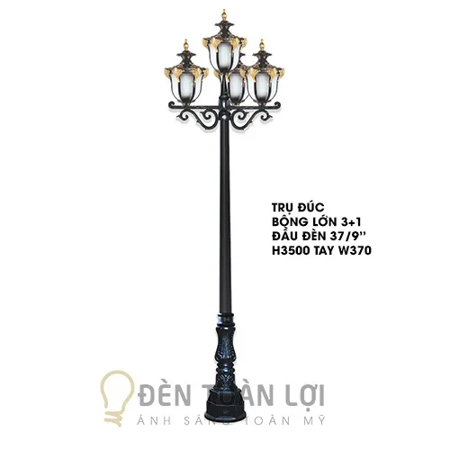 Đèn Trụ Đức 31 Đầu Đèn Mã 37