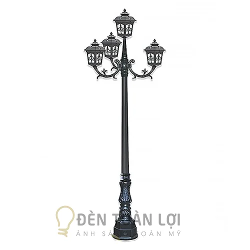 Đèn trụ công viên mẫu Đức bóng lớn 31 đầu đèn mã 0106