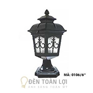 Đèn Trụ Cổng: Mẫu đèn trang trí cột trụ tường rào 0106 nhiều biến thể