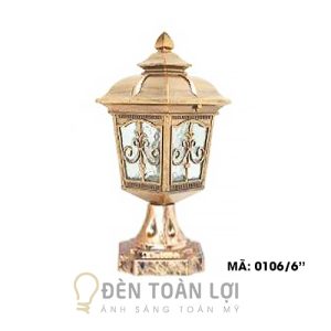 Đèn Trụ Cổng: Mẫu đèn trang trí cột trụ tường rào 0106 nhiều biến thể