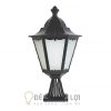 Đèn Trụ Cổng: Mẫu đèn gắn trụ cổng trang trí ngoài trời sơn đen giá rẻ