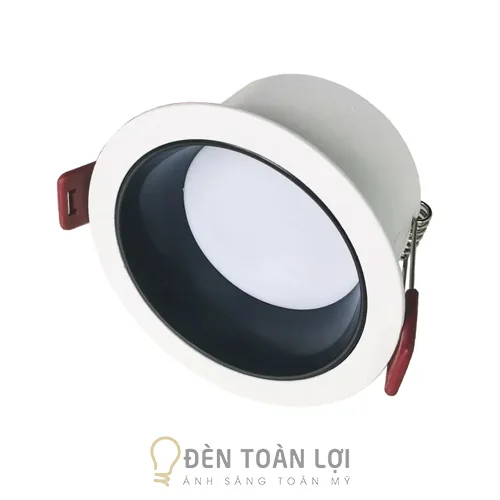 Đèn âm trần tròn 7W 3 chế độ màu chống chói