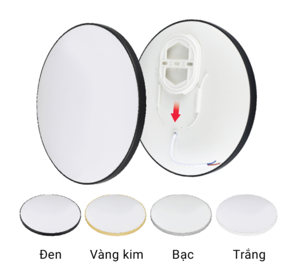 Đèn Ốp Nổi: Mẫu đèn ốp nổi 18W 30W 42W 56W nhiều màu viền