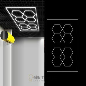 Đèn 8 Tổ Ong 568W Cho Gara, Gym, Bàn Bida | Đèn Toàn Lợi