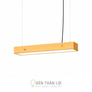 Đèn Thả Hộp Gỗ Thông Văn Phòng 600mm 18W