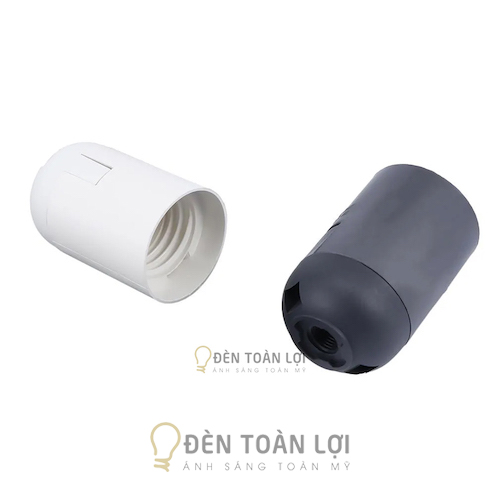 Phụ kiện đèn đuôi đèn thả bằng nhựa đuôi E27 tròn