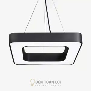 Đèn Thả Hộp Vuông D600 Văn Phòng — Bản Rỗng Và Đặc | Đèn Toàn Lợi