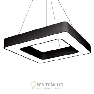 Đèn Thả Hộp Vuông D600 Văn Phòng — Bản Rỗng Và Đặc | Đèn Toàn Lợi