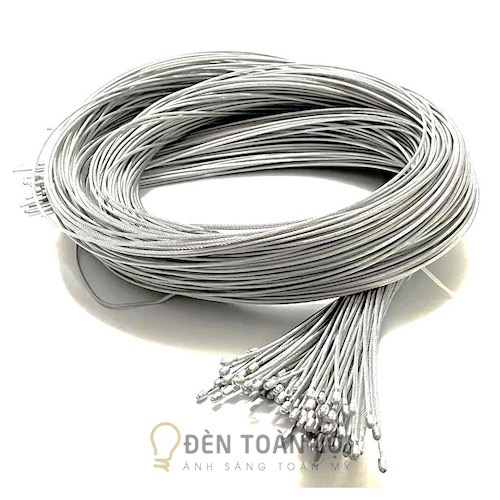 Dây cáp treo đèn hồ cá bọc nhựa 2 mét