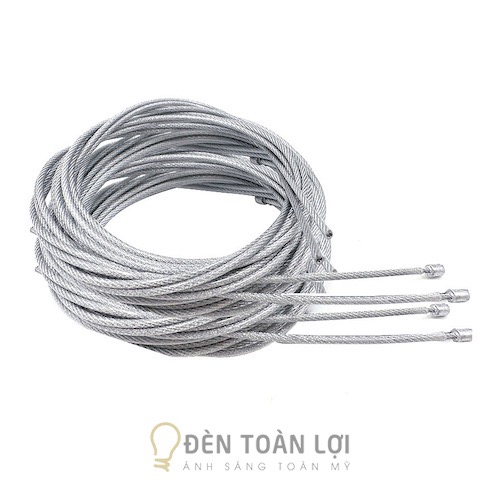 Dây cáp treo đèn hồ cá bọc nhựa 3m