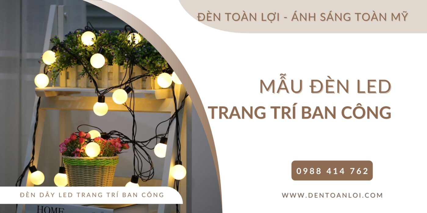 Đèn trang trí ban công