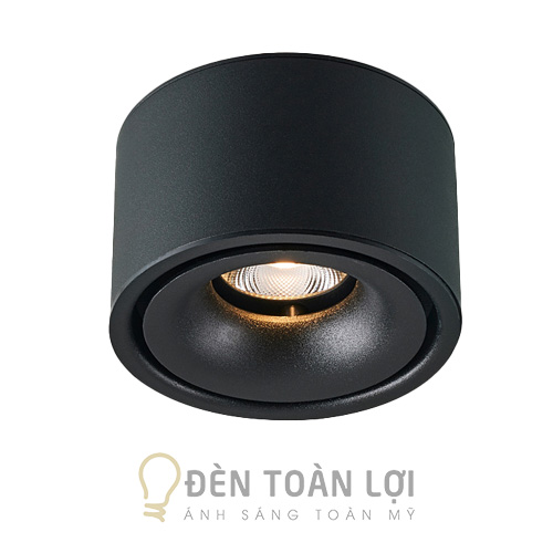 Đèn ống bơ màu đen