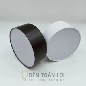 Đèn Ống Bơ: Mẫu đèn ống bơ tròn gắn trần cao cấp trắng, vàng, trung trính và 3 chế độ màu