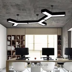 Đèn thả trần LED chữ Y trang trí văn phòng D600 | Toàn Lợi