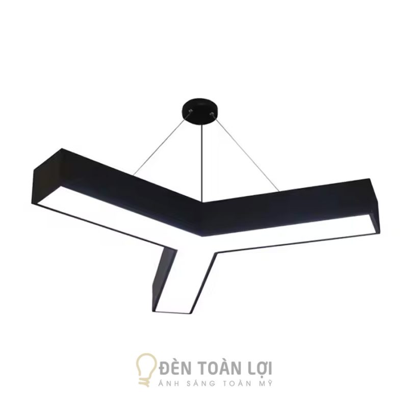 Đèn thả trần LED chữ Y trang trí văn phòng D600 | Toàn Lợi