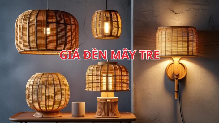 Giá đèn mây tre mới nhất