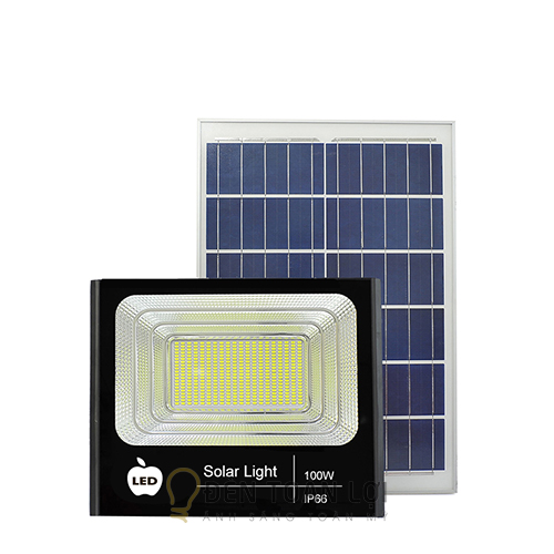 Đèn pha màu đen năng lượng mặt trời 100W-200W-300W