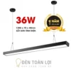 mẫu đèn thả văn phòng 1m2