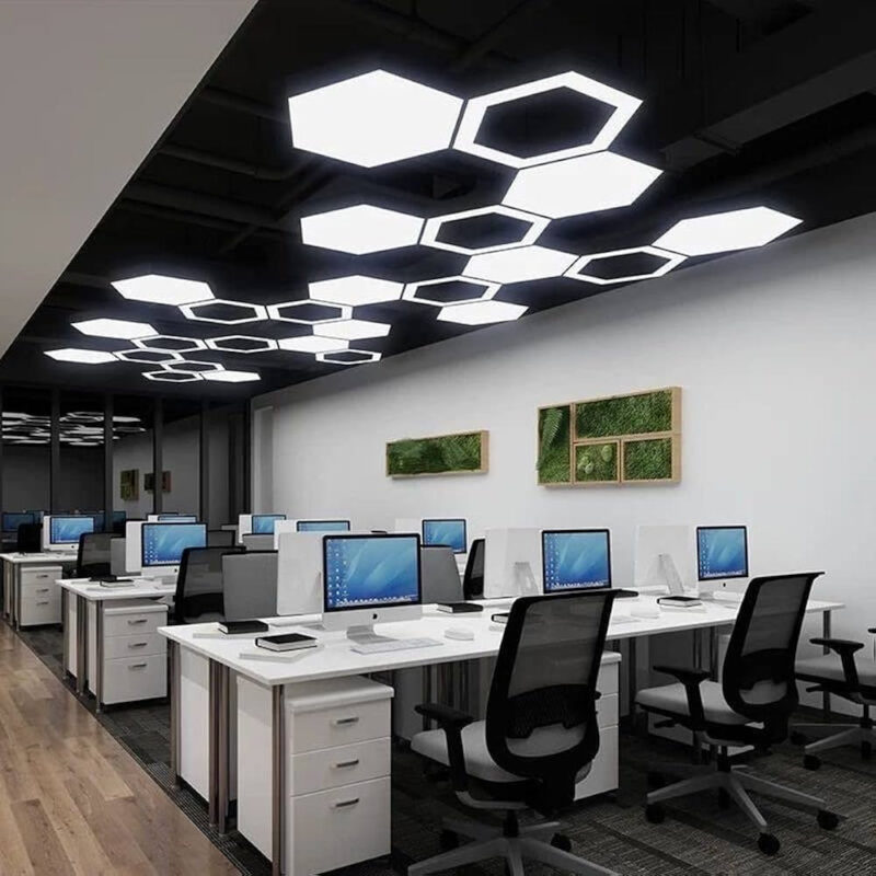 Cách ghép đèn led lục giác theo concept độc đáo