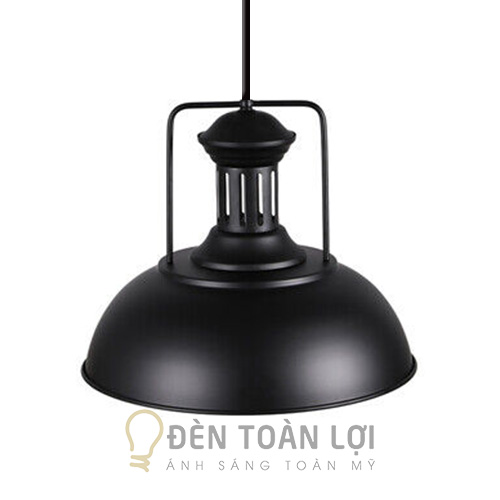 Đèn thả bàn ăn phi 41cm nhìn nghiêng thấy độ sâu của chao