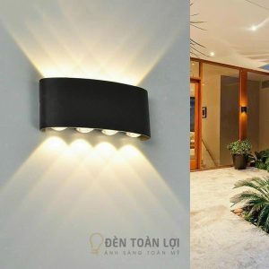 Đèn Vách 8 Tia Chiếu Tường Trên Dưới Trang Trí Đẹp, Dễ Phối