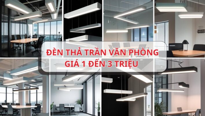 Đèn thả trần văn phòng giá 1 đến 3 triệu