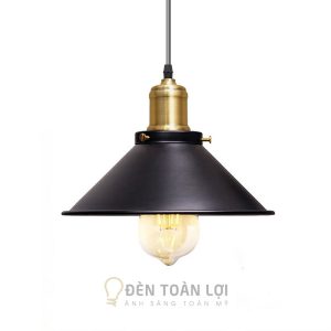 Đèn thả choá cụp D22 nắp sắt giá rẻ