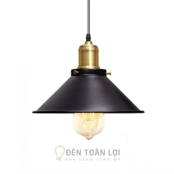 Đèn thả choá cụp D22 nắp sắt giá rẻ