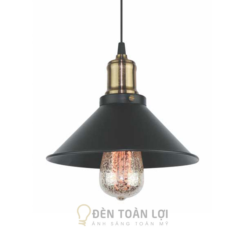 Đèn thả choá cụp D18 nắp sắt giá rẻ