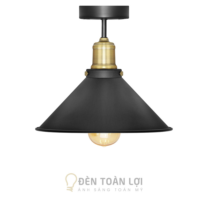 Đèn thả choá cụp D22 nắp sắt giá rẻ