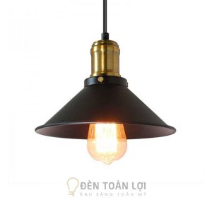 Đèn thả choá cụp D18 nắp sắt giá rẻ