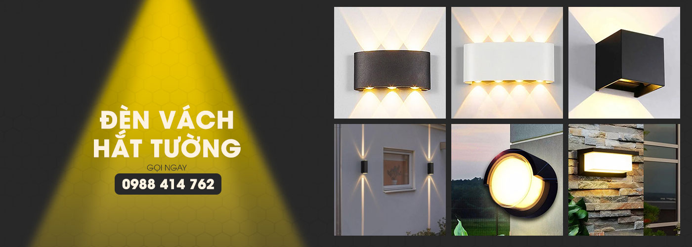 Đèn Vách hắt tường banner Đèn Toàn Lợi