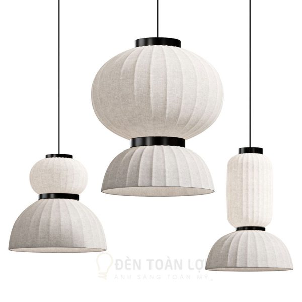 Bộ 3 Đèn Vải Trang Trí