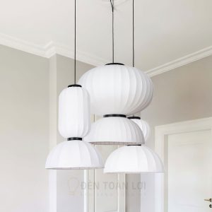 Bộ 3 đèn vải trang trí nhà hàng, sảnh khách sạn