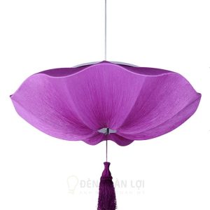 Đèn Vải Lá Sen Trang Trí Nhà Hàng Chay, Phòng Thiền, Chùa Chiền