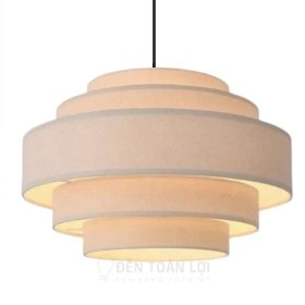 Đèn vải trang trí 5 tầng trang trí phòng ngủ, phòng làm việc