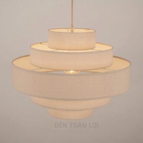 Đèn vải trang trí 5 tầng trang trí phòng ngủ, phòng làm việc
