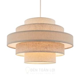 Đèn vải trang trí 5 tầng trang trí phòng ngủ, phòng làm việc