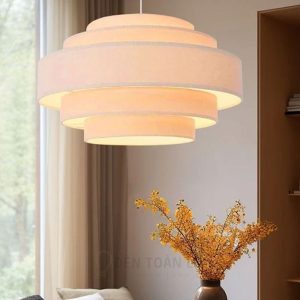 Đèn vải trang trí 5 tầng trang trí phòng ngủ, phòng làm việc