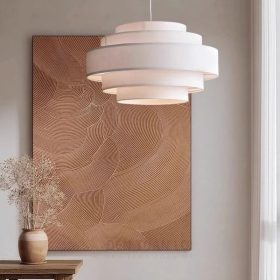 Đèn vải trang trí 5 tầng trang trí phòng ngủ, phòng làm việc